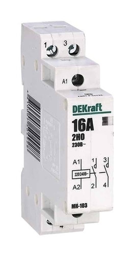 18064DEK  контактор DEKraft МК-103 2НО 25А 230В AC | DEKraft .