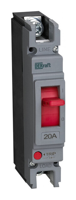 Силовой автомат DEKraft ВА-300, 20кА, 1P, 20А, 28004DEK